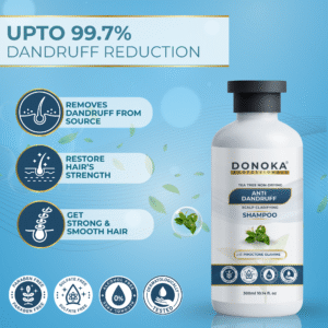 donoka professional banana protein shampoo with biotin, paraben & sulfate free, 300ml