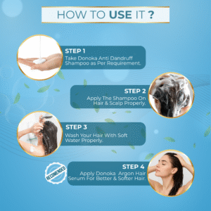 donoka professional banana protein shampoo with biotin, paraben & sulfate free, 300ml