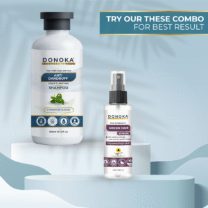 donoka professional banana protein shampoo with biotin, paraben & sulfate free, 300ml