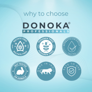 donoka premium gold bond damage repair shampoo for damaged | biotin infused | hair fall control & repair formula damage repair hair shampoo | provides 10x strengthening powered by | for damaged, dry & frizzy hair | sulphate & paraben free | for women & men | 300ml