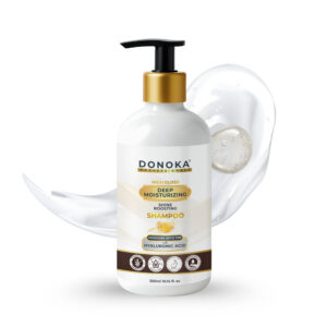 Home donoka deep moisturizing shine boosting shampoo – with hyaluronic acid
