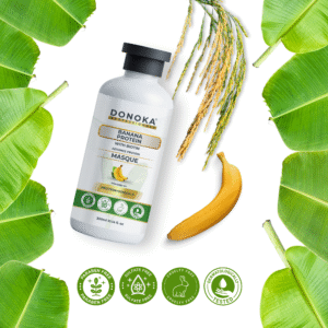donoka professional banana protein hair masque with biotin | paraben & sulfate free | 300 ml