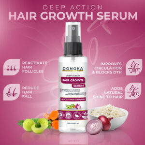 donoka deep action hair growth serum – boosts growth & reduces hair fall