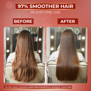 donoka pro kerasmooth + nanoplastia – rice water & keratin care shampoo