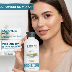 donoka biotin enriched anti hairfall shampoo – strengthens & reduces hair fall