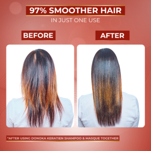 donoka pro kerasmooth + nanoplastia masque – 97% smooth & frizz free hair