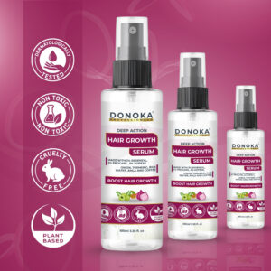 donoka deep action hair growth serum – boosts growth & reduces hair fall