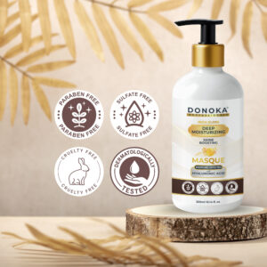 donoka deep moisturizing shine boosting masque – with hyaluronic acid