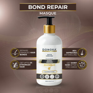 donoka professionals bond repair masque – biotin enriched with glycolic acid